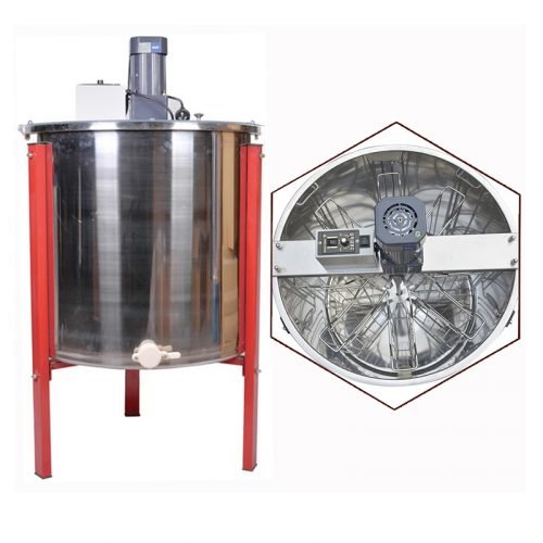 Electric-8-Frame-Stainless-Steel-Honey-Extractor-1