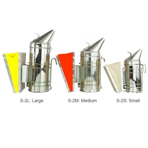 Galvanized Leatheroid Bee Smoker 1