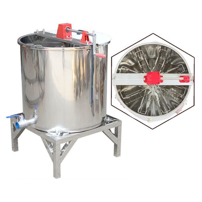 Heavy-Duty-8-Frame-Manual-Honey-Extractor-1